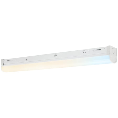 Sunlite 2FT LED Power Selectable Color Selectable Dimmable Battery Backup White Linear Strip Light Fixture 85622-SU